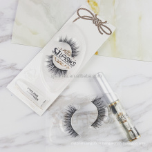 Faux Mink Eyelash With Own Logo Eyelash Box Packaging Eyelash Wholesale 3D Silk Lashes